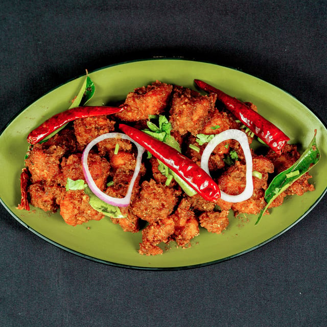 Nallakaram Chicken Fry.